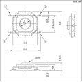 Square Thin Surface Mount Switch