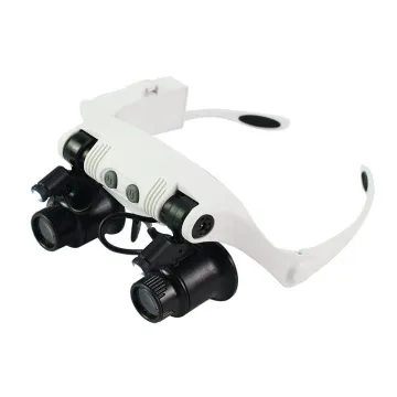 New Design Lupa Eye Glasses Magnifier for Dental Loupes - 10X to 25X Medical Magnifying Glass