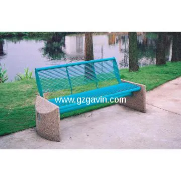 Outdoor metal bench seating/garden stone bench for sale