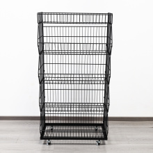 Foldable Stackable Baskets Wire Mesh Cage