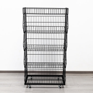 Foldable Stackable Baskets Wire Mesh Cage