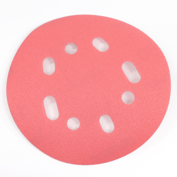 TOOLWAY 125mm & 150mm Random Orbital Sanding Discs - 180 Grit Round Sandpaper for Wood Polishing