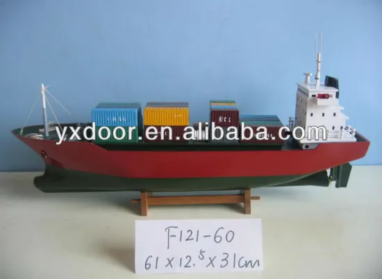 Container Ship model (F121-60) miniature, model container ship
