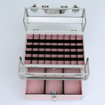 Acrylic Nail Beauty Case with drawer