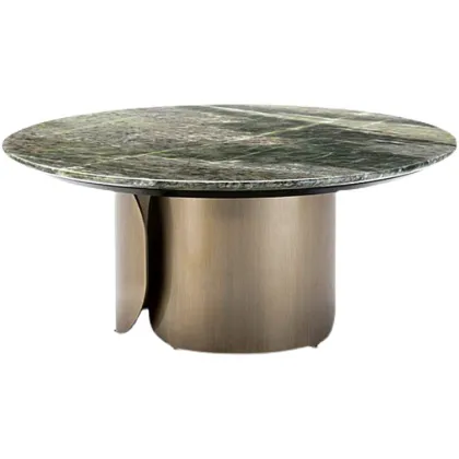 Nordic Industry Marble Wood Coffee Table