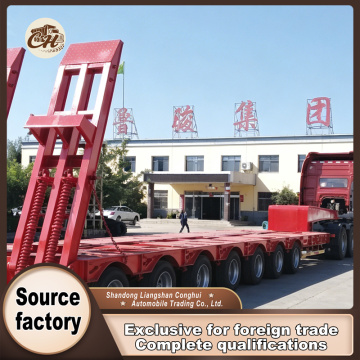 نیمه تریلر کم تخت چند محوره