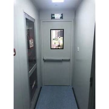 Pharmaceutical hermetic modular clean room steel door