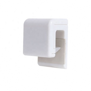 Hot Sell Wall-Mounted Bathroom Storage Rack with Plastic Brush Holder and Toothpaste Dispenser