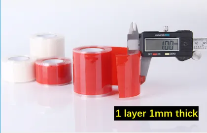 Self fusing high voltage insulating tape