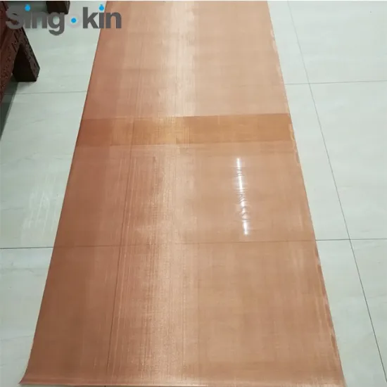 200-300 Mesh Empshield Copper Wire Mesh Screen Fabric