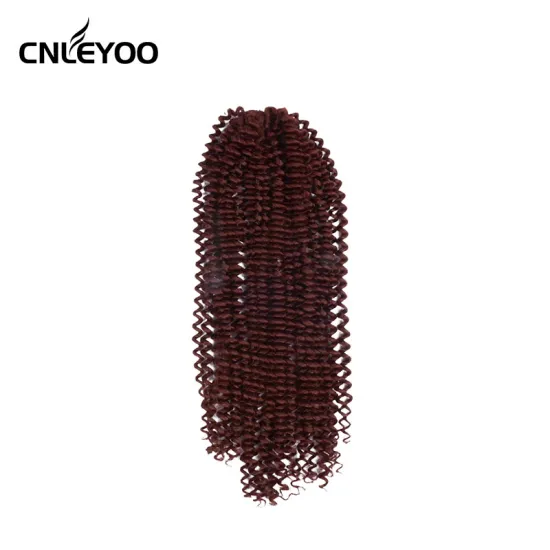 Twisted braids twisted custom colors low temperature fiber crimson crochet braid hair