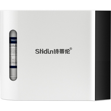 Máquina de ultrafiltración blanca con ventana transparente