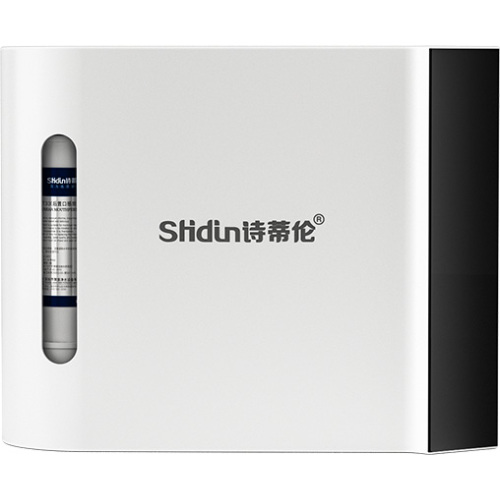 Máquina de ultrafiltración blanca con ventana transparente