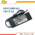 Carregador universal para laptop de 120W 19V6.3A para HP