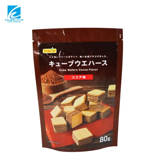Custom Resealable Ziplock Stand Up Packaging for Snack Food Bags