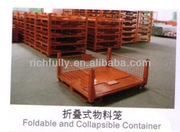 Material Cage / wire mesh storage stackable wire baskets