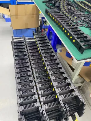 High quality small plastic cable chain carrier towing chain similar to Igus