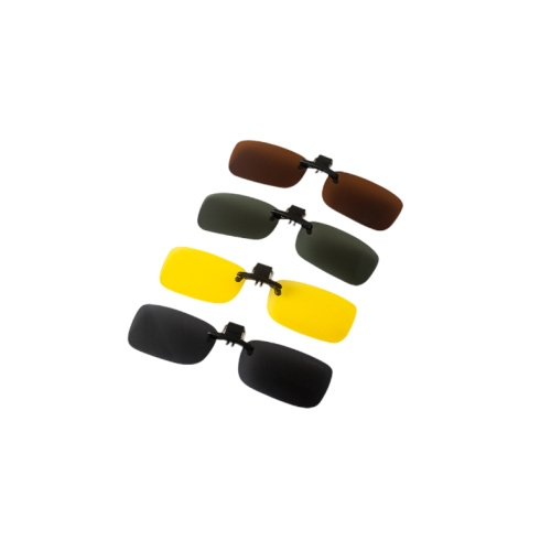 Small Clip on Sunglasses Flip Clip On Sunglasses For Plastic Frames Manufactory