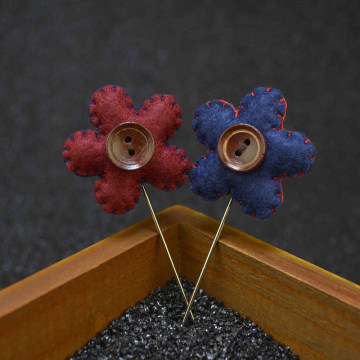 2016 flower fashion korean style men handmade colorful brooch