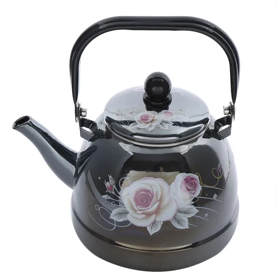Porcelain Enamel Teapot, Ceramic Enameled Kettle, Carbon Steel Kettle