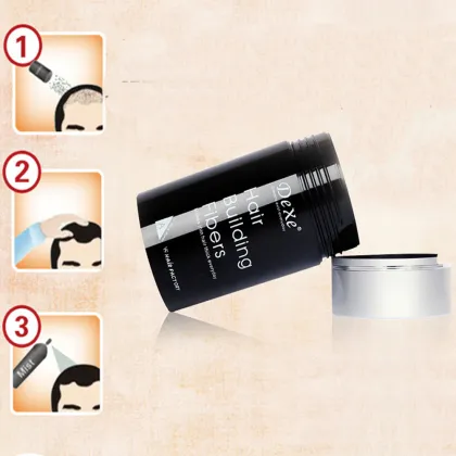 Hair Building Fibers 22g Keratin Plant Fiber Applicator Anti Loss Thickening Hair Growth Powder Fibers intertwine with