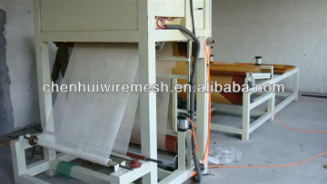 Electric fibgerglass mesh coating glue machine