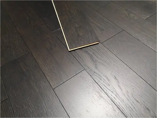 Dark color oak engineered flooring