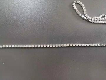 Glass Crystal Rhinestones Cup Chain 2MM