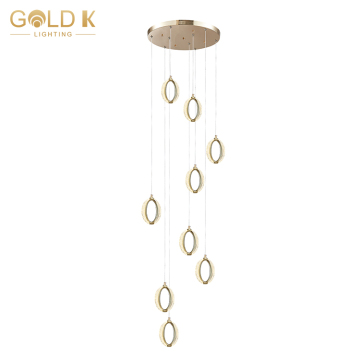 Modern Circle Design LED Pendant Light Chandelier