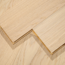 Piso de madera de roble blanco piso de madera de parquet diseñada