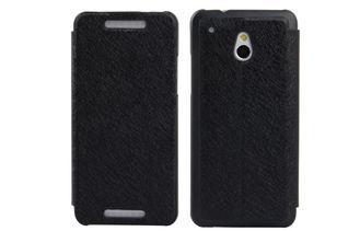 HTC M4 Case Cover Customizable Black Mobile Phone Wallet Po