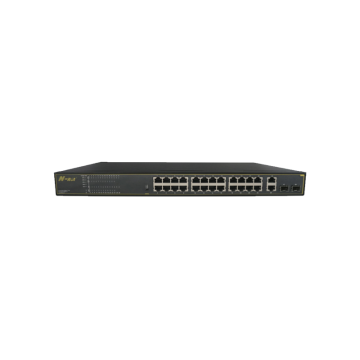 28-port full gigabit unmanaged PoE switch