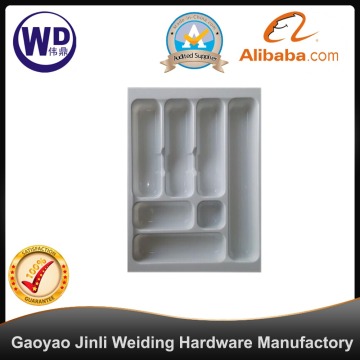 Kitchen drawer ABS plastic storage cutlery tray