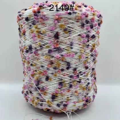 Fashion Colored Candy Yarn: Hand Mix Matching Pom Pom Yarn