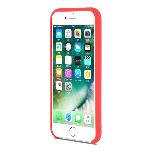 Promotional PC Liquid silicone iphone 7 plus case