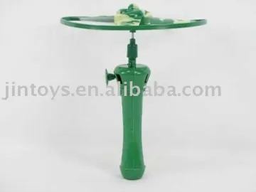 Plastic Toy , Pull Line Flying Disk