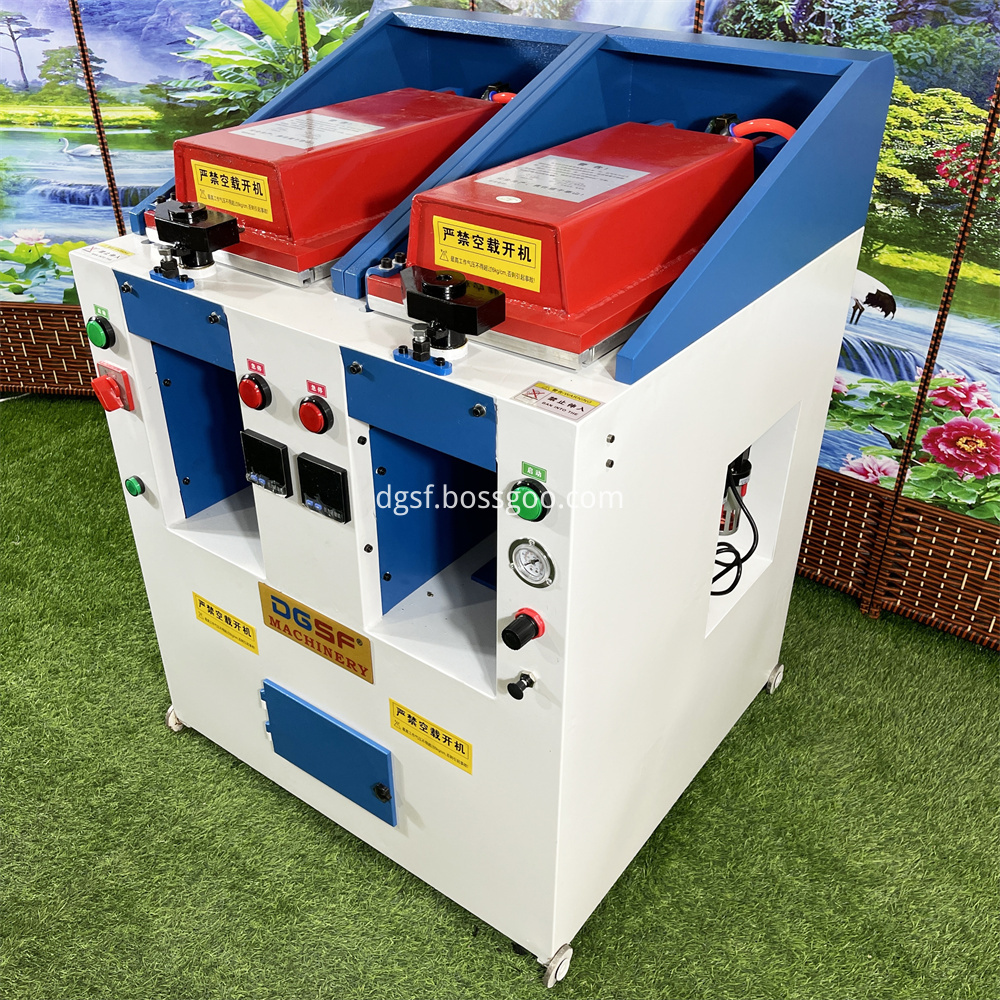 Automatic Double Station Cover Type Pneumatic Sole Attatching Machine 4 Jpg