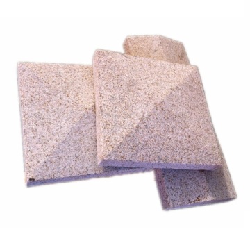 G682 Golden Granite Square Fence Pillar Post Cap