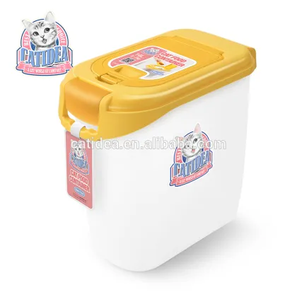 Cat food container, pet food box, pet food bin, pet products
