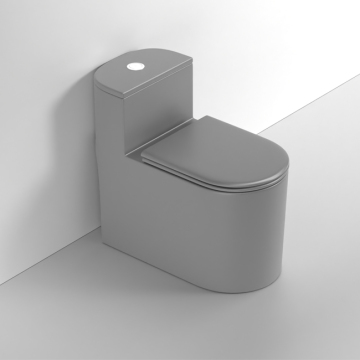 2022 Trend Matt Grey Bathroom Ceramic Toilet Seat
