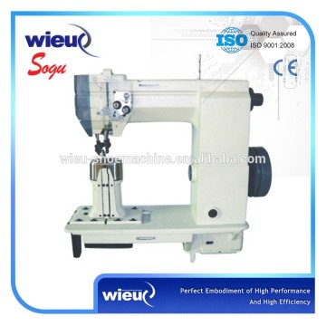 Xs0057 Double Needle Post Bed Lockstitch Shoe Leather Industrial Sewing Machine