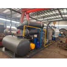 skid- mounting waste tyre pyrolysis machine