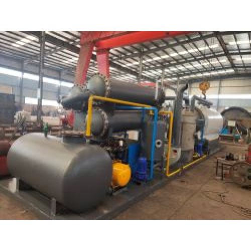 skid- mounting waste tyre pyrolysis machine