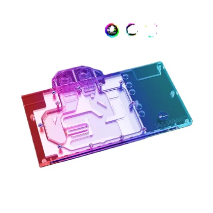 Bykski GPU Water Block for Maxsun GTX1070Ti JetStream Graphics Card - 5V/12V RGB N-MX1080SJM-X