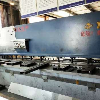 Used QC12-12x4000 Hydraulic Sheet Metal Shearing Machine for Sale