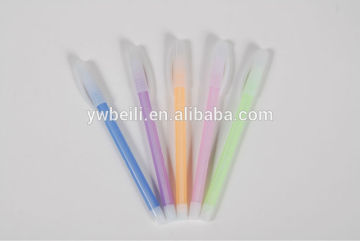 Plastic fine point gel ink pen