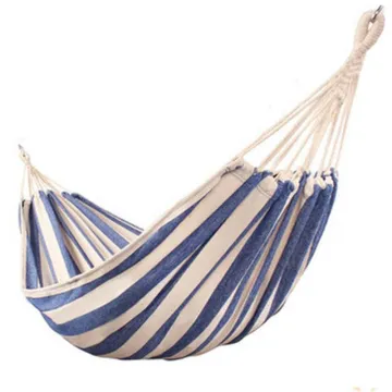 Outdoor Camping Hammocks: BODI Knit Thick Canvas Hammocks for Single or Double Use