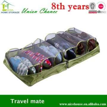 Multifunction travel shoe organizer
