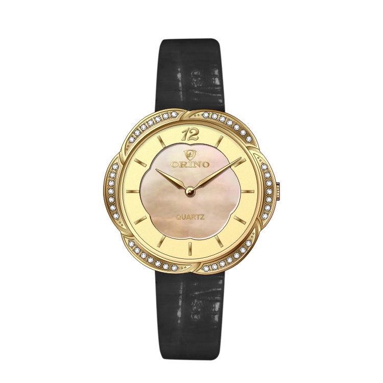 316l Flower Shape Lady's Jewelry Watch