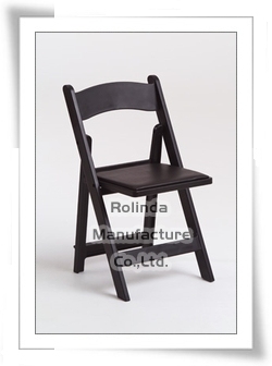 Black Wedding Folding Chair